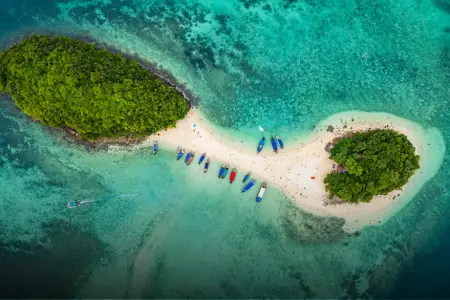 Island hopping and beach exploration during a Phuket yacht charter trip
