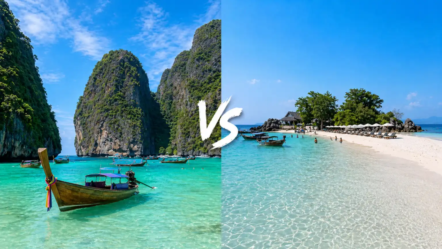 เกาะพีพี vs เกาะไข่