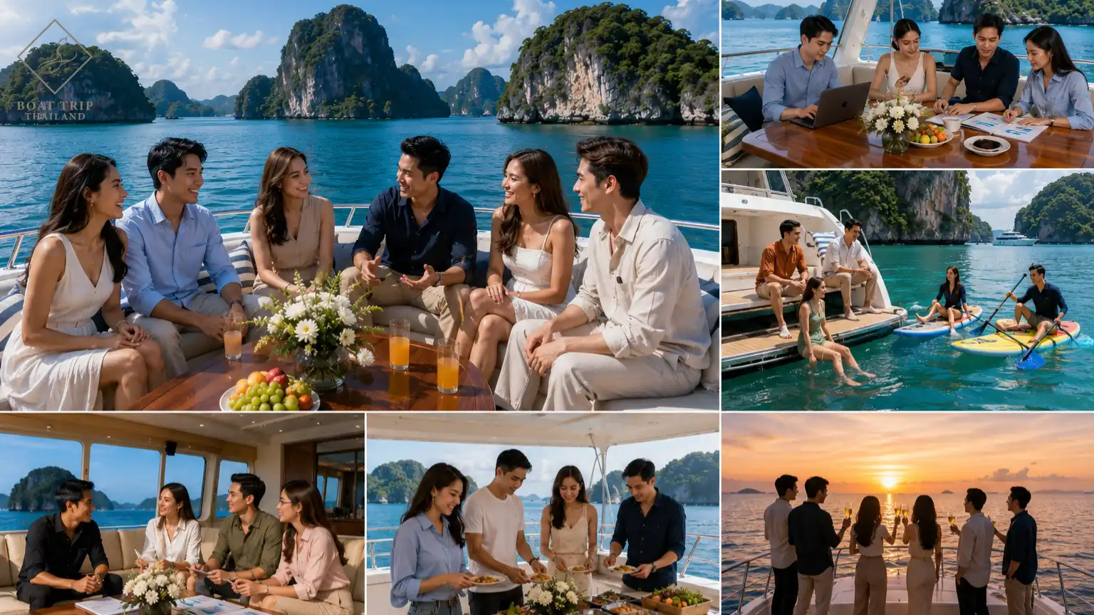 Corporate boat trip ภูเก็ต