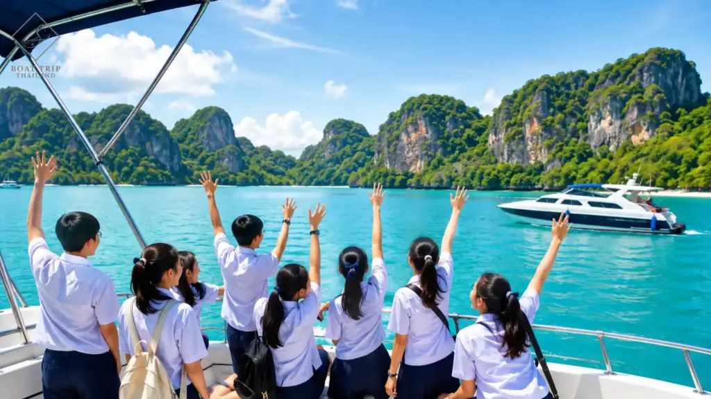 เช่าเรือภูเก็ตกลุ่มนักเรียน