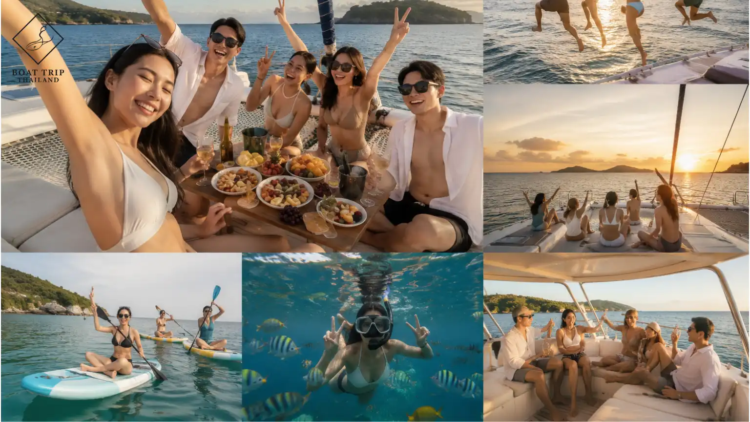ทริปเรือยอร์ชภูเก็ตกับเพื่อ